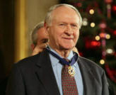 William Safire is being honored for polishing the nation's language and elevating the debates of the day